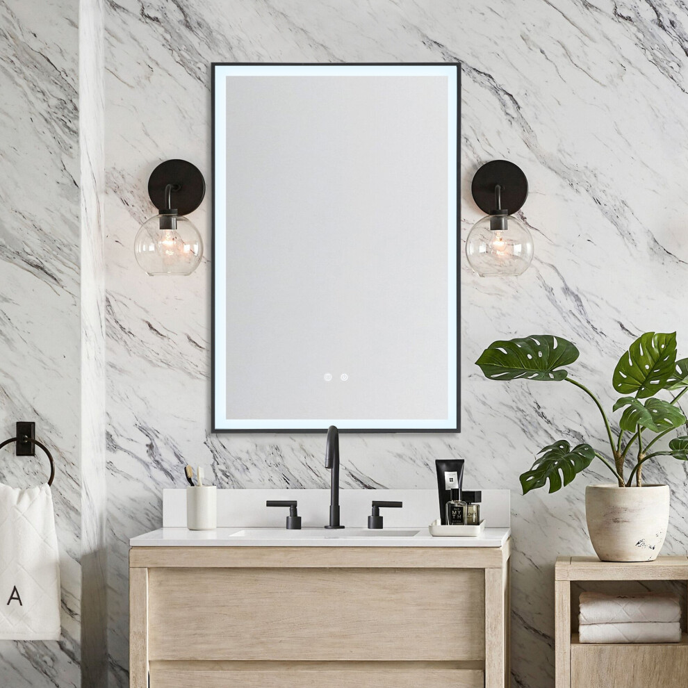 (50*70cm) Rectangular Anti-fog Bathroom Vanity Mirror Touch Sensor