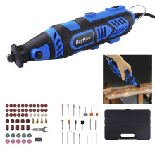 Rotary Tools for Woodworking with 80pcs Accessories Mini Grinder Set 135W Variable Speed for Cutting Carving, Sanding, Drilling, Polishing, Routing