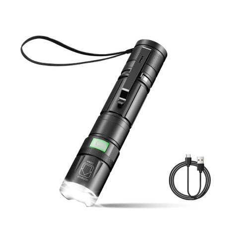LED Torch 2000 Lumens Rechargeable, Super Bright 5 Modes Tactical Torch