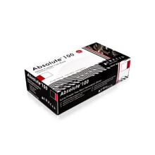 (Large) Absolute Powder Free Nitrile 100 Gloves Black