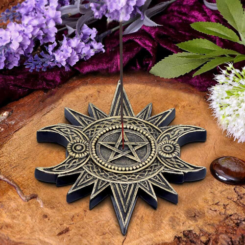 Nemesis Now Incense Stick Burner Celestial Worship Hand-Painted Gift 1
