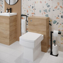 Regis Wood Back To Wall Toilet Unit with Royan Toilet - 500mm