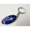 Stainless Keyring Key Ring Key Chain with Subaru Logo Blue Style 1