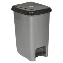 (40L Grey) 8L/40L Slim Pedal Recycling Bin Insert Lid Kitchen