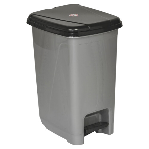 URBN Living (40L Grey) 8L/40L Slim Pedal Recycling Bin Insert Lid Kitchen