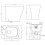 Back To Wall BTW Toilet Pan Soft Close Seat Concealed Cistern Dual Flush Button 5
