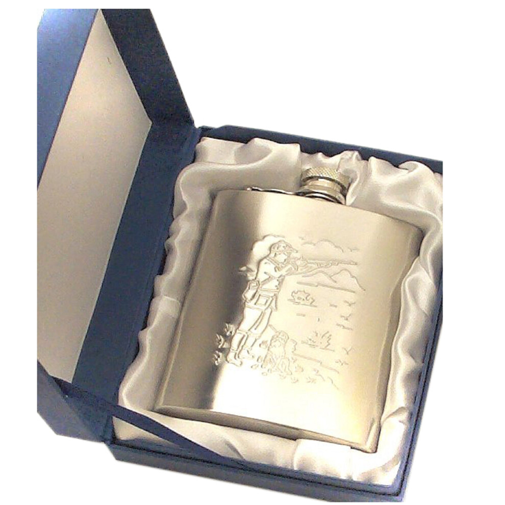 6oz Sstainless Steel Shooting Scene Hip Flask-image-OPC-PBYGWC7-NEW