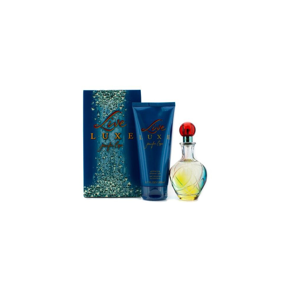 Jennifer Lopez J Lo Live Luxe 2 Pcs Set: 3.4 Edt Sp + 6.7 Body Lotion