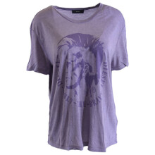 (XS, 62T) DIESEL T MORIPRINT Womens T Shirts Crew Neck