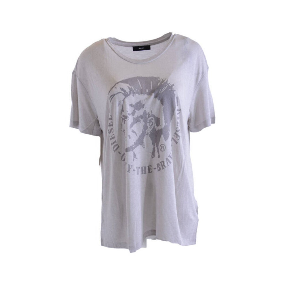 (XXS, 178) DIESEL T MORIPRINT Womens T Shirts Crew Neck