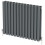 Anthracite Designer Radiator Horizontal Oval Column Double Panel Rad 600x780mm 6