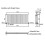 Anthracite Designer Radiator Horizontal Oval Column Double Panel Rad 600x1440mm 8