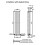 Anthracite Designer Radiator Vertical Oval Column Double Panel Rad 1600x360mm 9