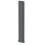 Anthracite Designer Radiator Vertical Oval Column Double Panel Rad 1600x240mm 6
