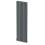 Anthracite Designer Radiator Vertical Oval Column Double Panel Rad 1600x480mm 6