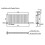 Anthracite Designer Radiator Horizontal Oval Column Double Panel Rad 600x1440mm 9