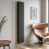 Anthracite Designer Radiator Vertical Oval Column Double Panel Rad 1800x360mm 2