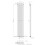 Anthracite Designer Radiator Vertical Oval Column Single Panel Rad 1800x360mm 7