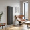Anthracite Designer Radiator Vertical Oval Column Double Panel Rad 1600x600mm 3
