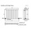 Anthracite Designer Radiator Horizontal Oval Column Double Panel Rad 600x780mm 8
