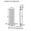 Anthracite Designer Radiator Vertical Oval Column Single Panel Rad 1800x600mm 9