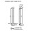Anthracite Designer Radiator Vertical Oval Column Double Panel Rad 1600x240mm 8