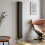 Anthracite Designer Radiator Vertical Oval Column Double Panel Rad 1600x240mm 2