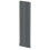 Anthracite Designer Radiator Vertical Oval Column Double Panel Rad 1800x480mm 6