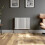Designer Radiator Horizontal White Oval Column Rads Double Panel 600x780mm 4