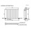 Anthracite Designer Radiator Horizontal Oval Column Double Panel Rad 600x780mm 9