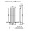 Anthracite Designer Radiator Vertical Oval Column Single Panel Rad 1600x600mm 8