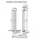 Anthracite Designer Radiator Vertical Oval Column Single Panel Rad 1600x240mm 8
