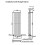 Anthracite Designer Radiator Vertical Oval Column Double Panel Rad 1600x480mm 8