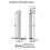 Anthracite Designer Radiator Vertical Oval Column Double Panel Rad 1600x240mm 9