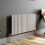 Designer Radiator Horizontal White Oval Column Rads Single Panel 600x1200mm 2