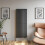 Anthracite Designer Radiator Vertical Oval Column Single Panel Rad 1600x600mm 4