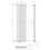Anthracite Designer Radiator Vertical Oval Column Double Panel Rad 1800x480mm 7
