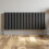 Anthracite Designer Radiator Horizontal Oval Column Double Panel Rad 600x1440mm 1