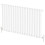 Horizontal 600 x 1020mm Radiator Single Panel Oval Tube Column White Modern 6