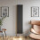 Anthracite Designer Radiator Vertical Oval Column Double Panel Rad 1800x360mm 4