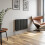 Anthracite Designer Radiator Horizontal Oval Column Double Panel Rad 600x1020mm 3