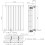Black Designer Radiator Horizontal Oval Single Panel Rad 600x420mm Steel Modern 6