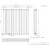 Anthracite Designer Radiator Horizontal Oval Column Double Panel Rad 600x600mm 7