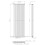 Anthracite Designer Radiator Vertical Oval Column Double Panel Rad 1800x600mm 7