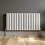 Designer Radiator Horizontal White Oval Column Rads Double Panel 600x1200mm 1
