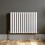 Designer Radiator Horizontal White Oval Column Rads Double Panel 600x780mm 1
