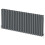 Anthracite Designer Radiator Horizontal Oval Column Double Panel Rad 600x1440mm 6