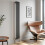 Anthracite Designer Radiator Vertical Oval Column Single Panel Rad 1800x240mm 2