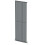 Anthracite Designer Radiator Vertical Oval Column Single Panel Rad 1800x600mm 6