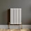 Designer Radiator Horizontal White Oval Column Rads Double Panel 600x420mm 1
